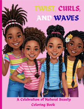 Twist, Curls, And Waves Coloring Book