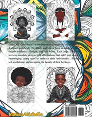 Color My Confidence Soft Cover Mandala Coloring Book For Black Boys