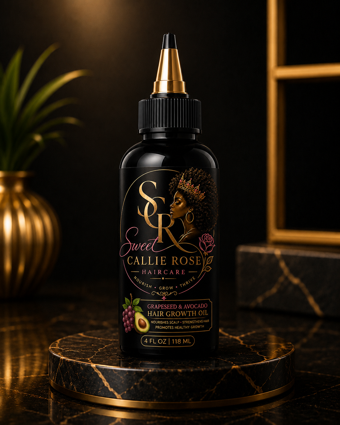 Grapeseed & Avocado Hair Growth Oil